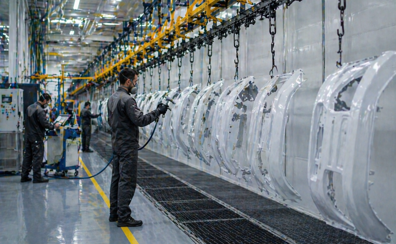VKS Pintura Líquida · Pintura Líquida Industrial de Alta Gama para Piezas de Plástico en Alicante
